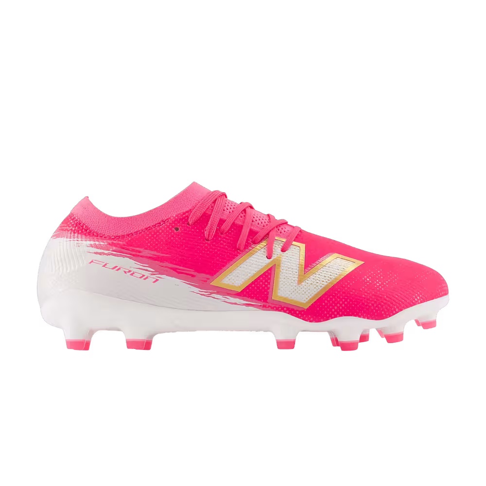 New Balance Furon Elite MG V8 Pink Heat Sea Salt Gold Metallic