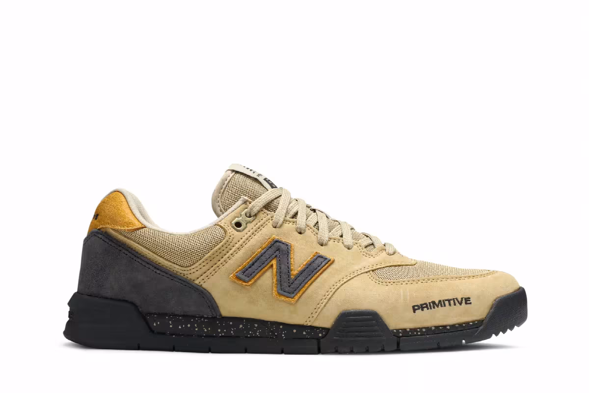 Primitive x New Balance All Coasts 574 Sand Black, view 2