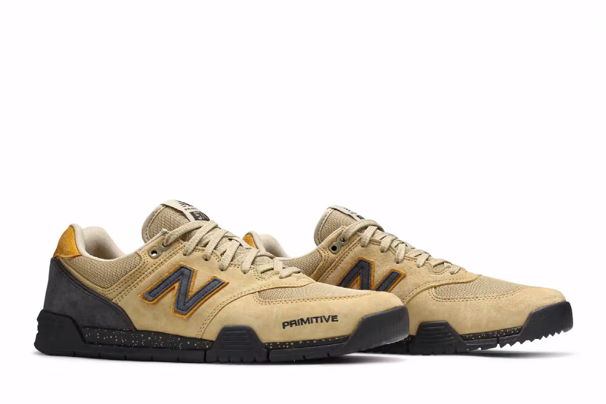Primitive x New Balance All Coasts 574 Sand Black, view 9