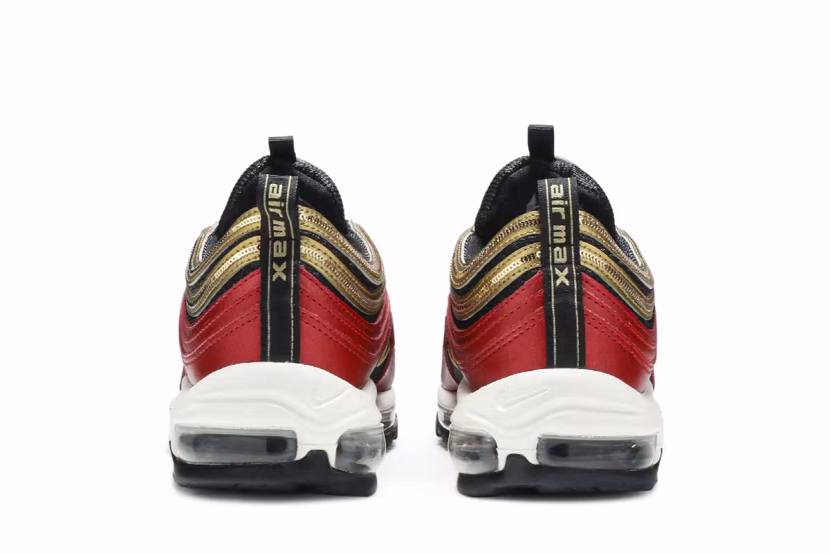 Nike Women's Air Max 97 Gold Sequin, view 7