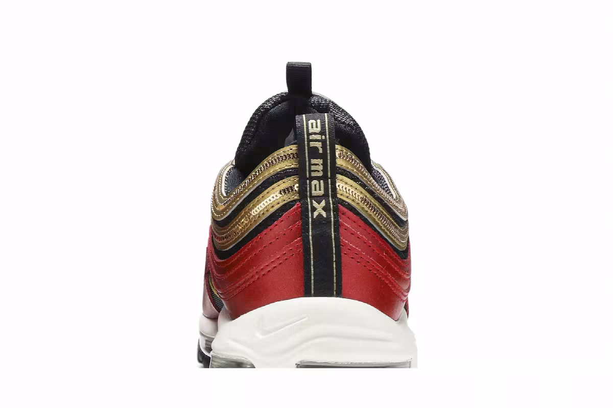 Nike Women's Air Max 97 Gold Sequin, view 8