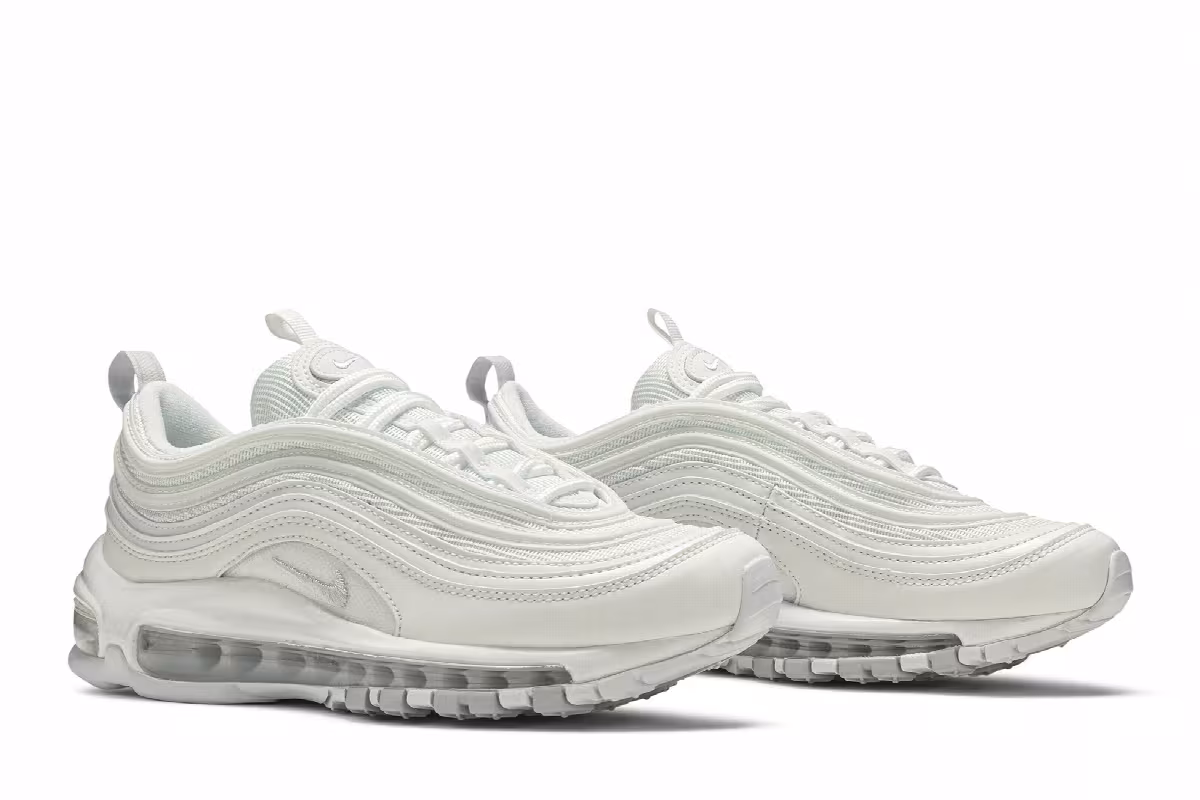 Nike Women's Air Max 97 Pure Platinum, view 9
