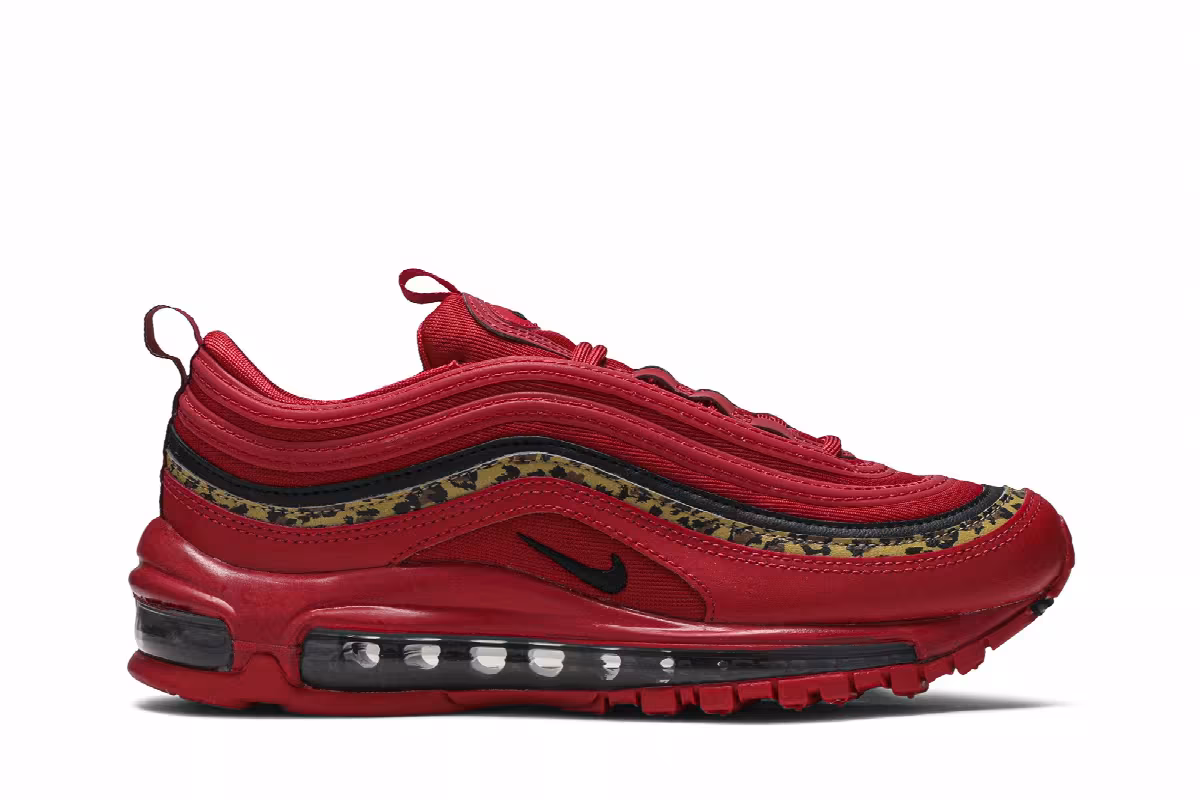 Nike Women's Air Max 97 University Red, view 2
