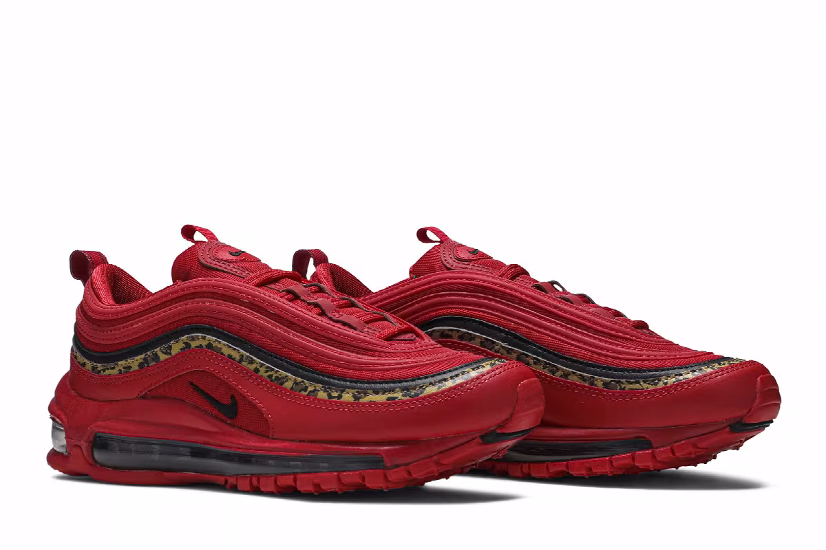Nike Women's Air Max 97 University Red, view 9