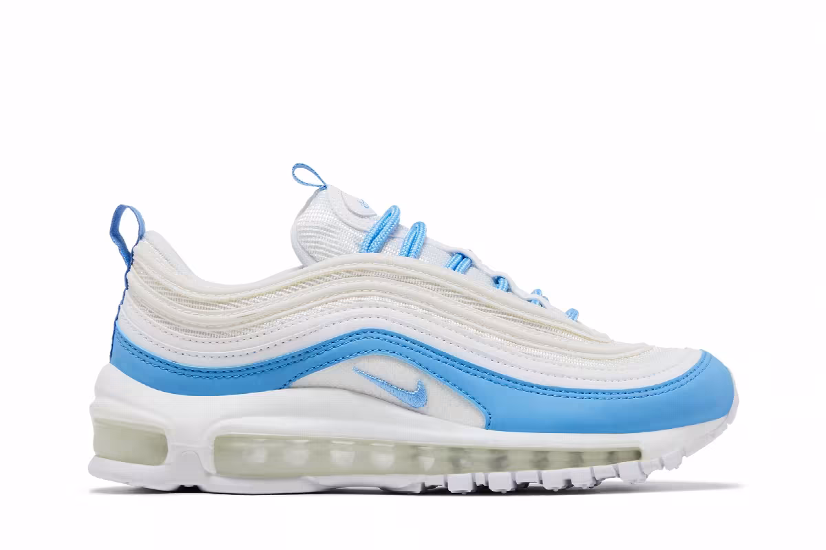 Nike Women's Air Max 97 Essential White University Blue, view 2