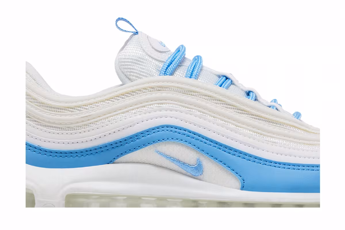 Nike Women's Air Max 97 Essential White University Blue, view 3