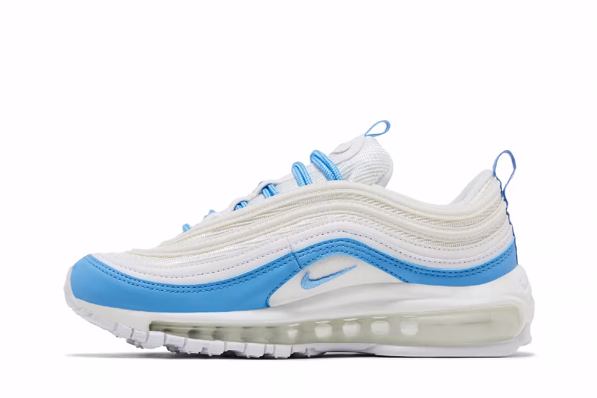 Nike Women's Air Max 97 Essential White University Blue, view 4