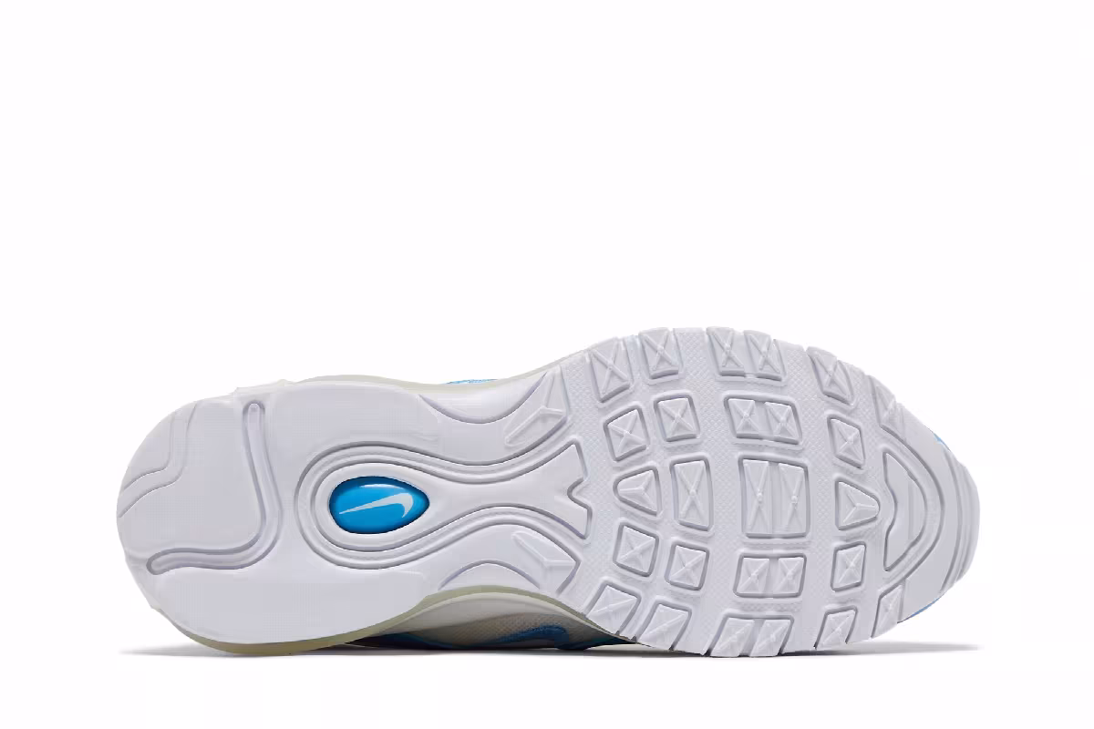 Nike Women's Air Max 97 Essential White University Blue, view 5