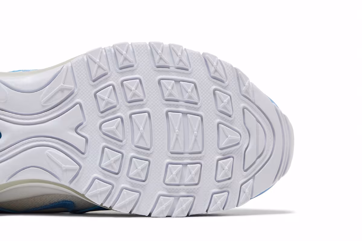 Nike Women's Air Max 97 Essential White University Blue, view 6