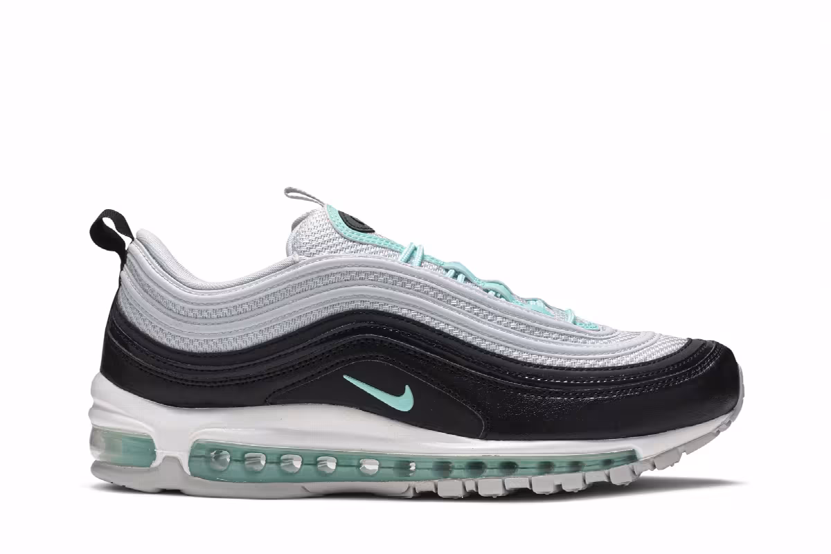 Nike Women's Air Max 97 Platinum Aurora Green, view 2