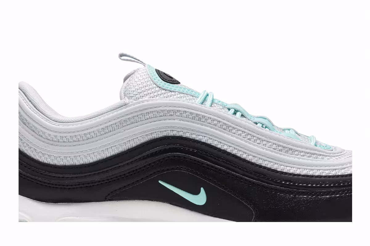 Nike Women's Air Max 97 Platinum Aurora Green, view 3