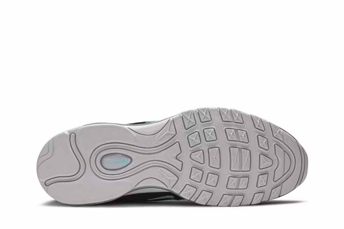 Nike Women's Air Max 97 Platinum Aurora Green, view 5