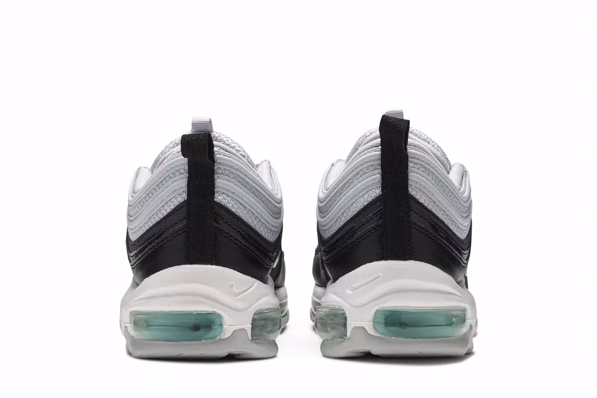 Nike Women's Air Max 97 Platinum Aurora Green, view 7