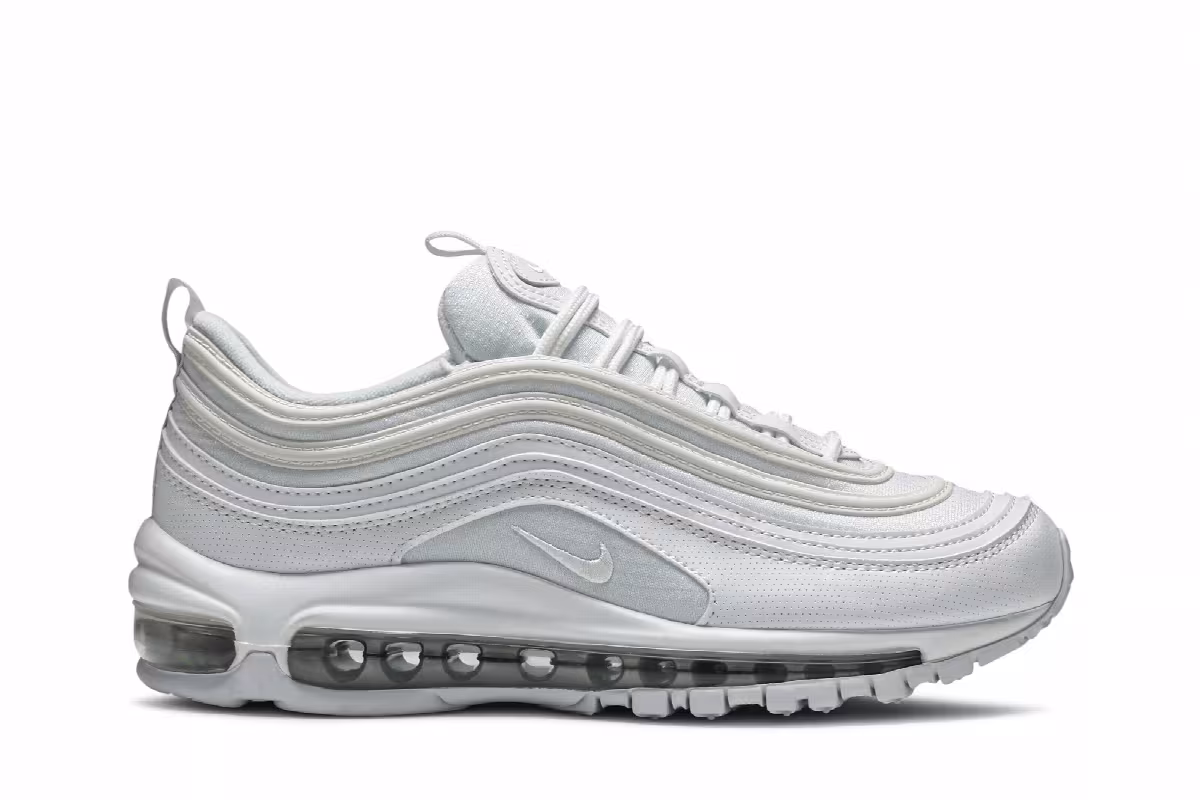 Nike Air Max 97 GS White Metallic Silver, view 2