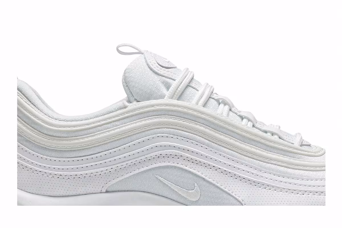 Nike Air Max 97 GS White Metallic Silver, view 3
