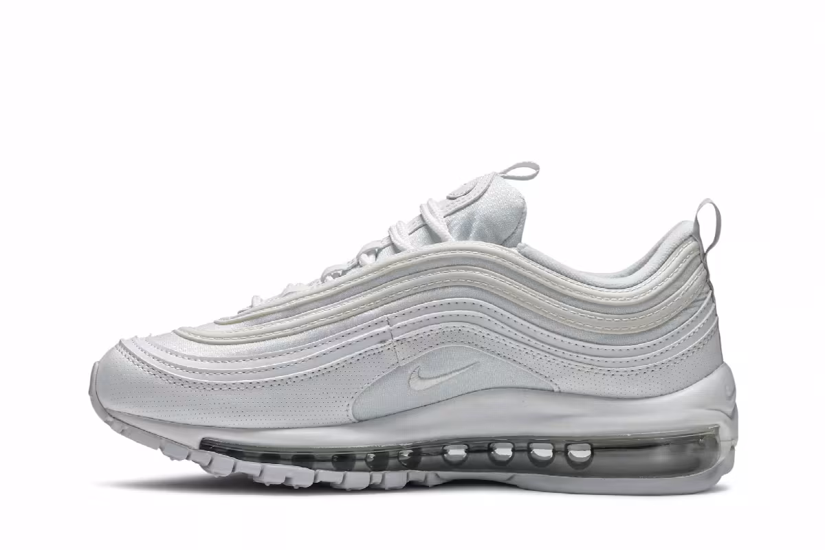 Nike Air Max 97 GS White Metallic Silver, view 4