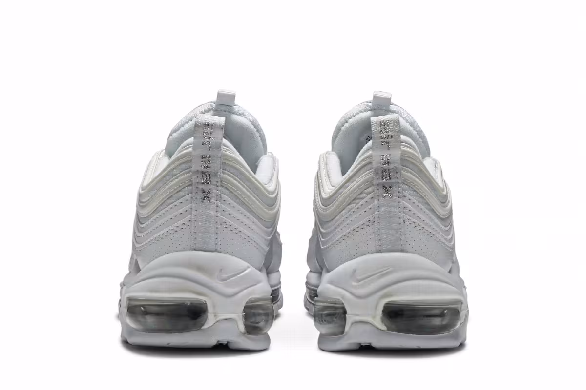 Nike Air Max 97 GS White Metallic Silver, view 7