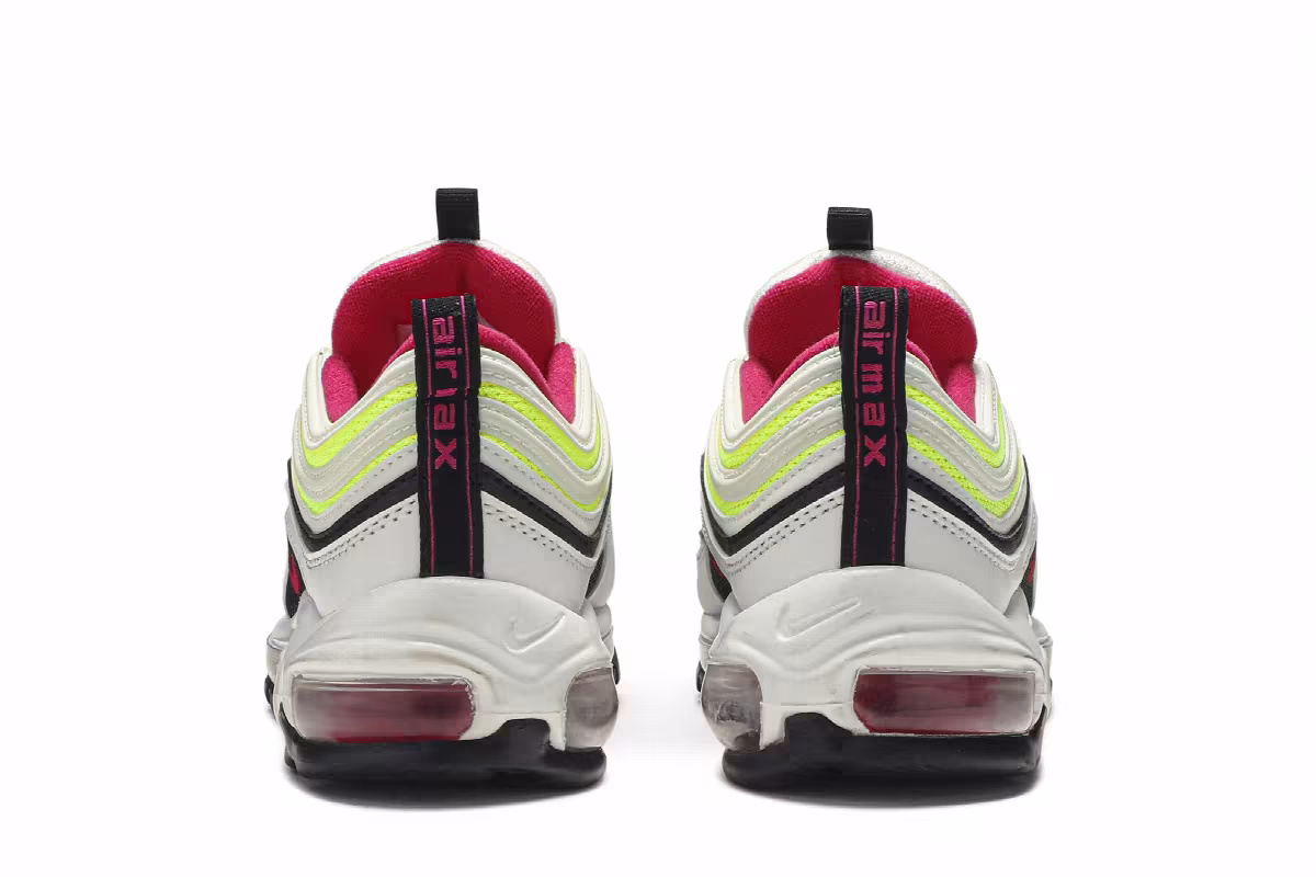 Nike Air Max 97 GS White Rush Pink Volt, view 7