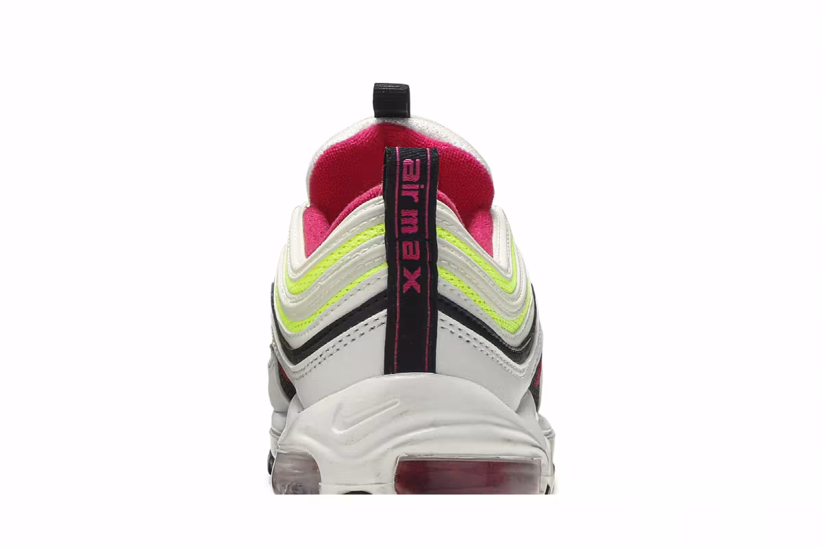 Nike Air Max 97 GS White Rush Pink Volt, view 8