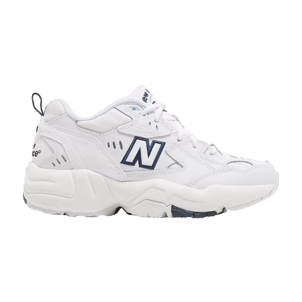 New Balance Women's 608 White Navy