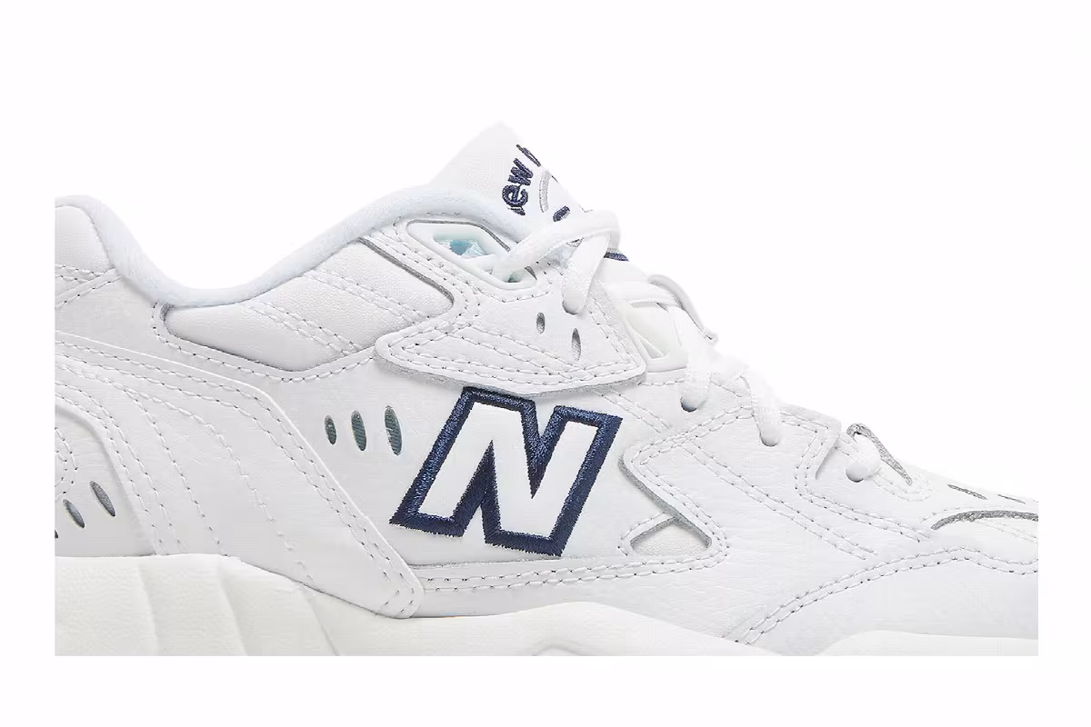 New Balance Women's 608 White Navy, view 3