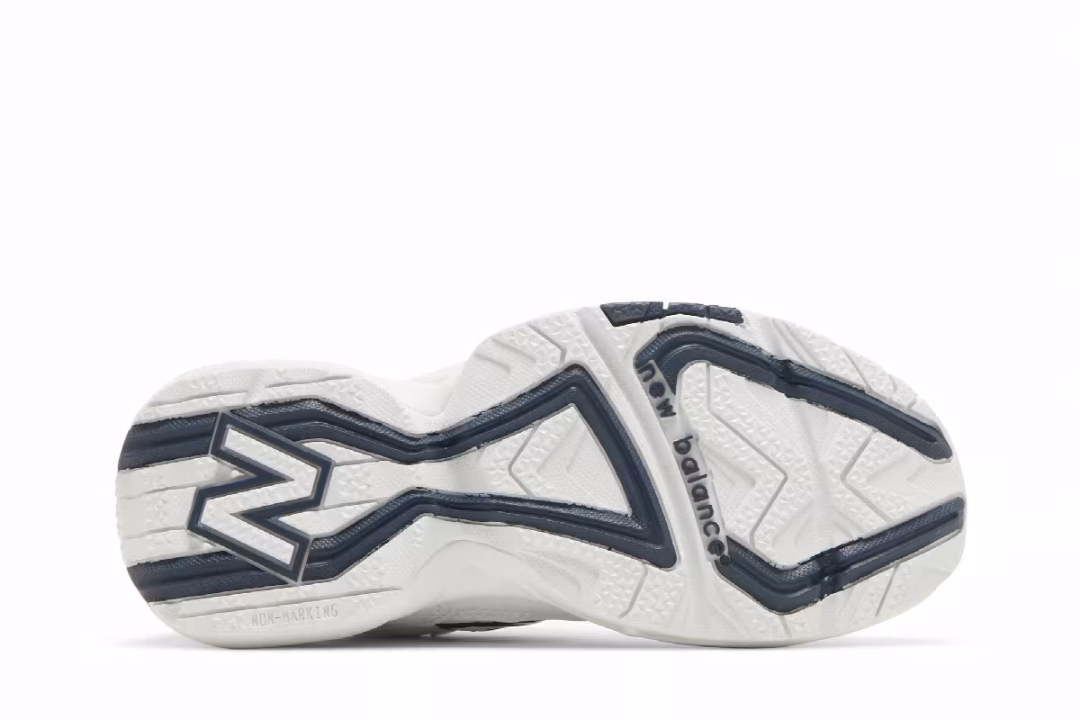 New Balance Women's 608 White Navy, view 5