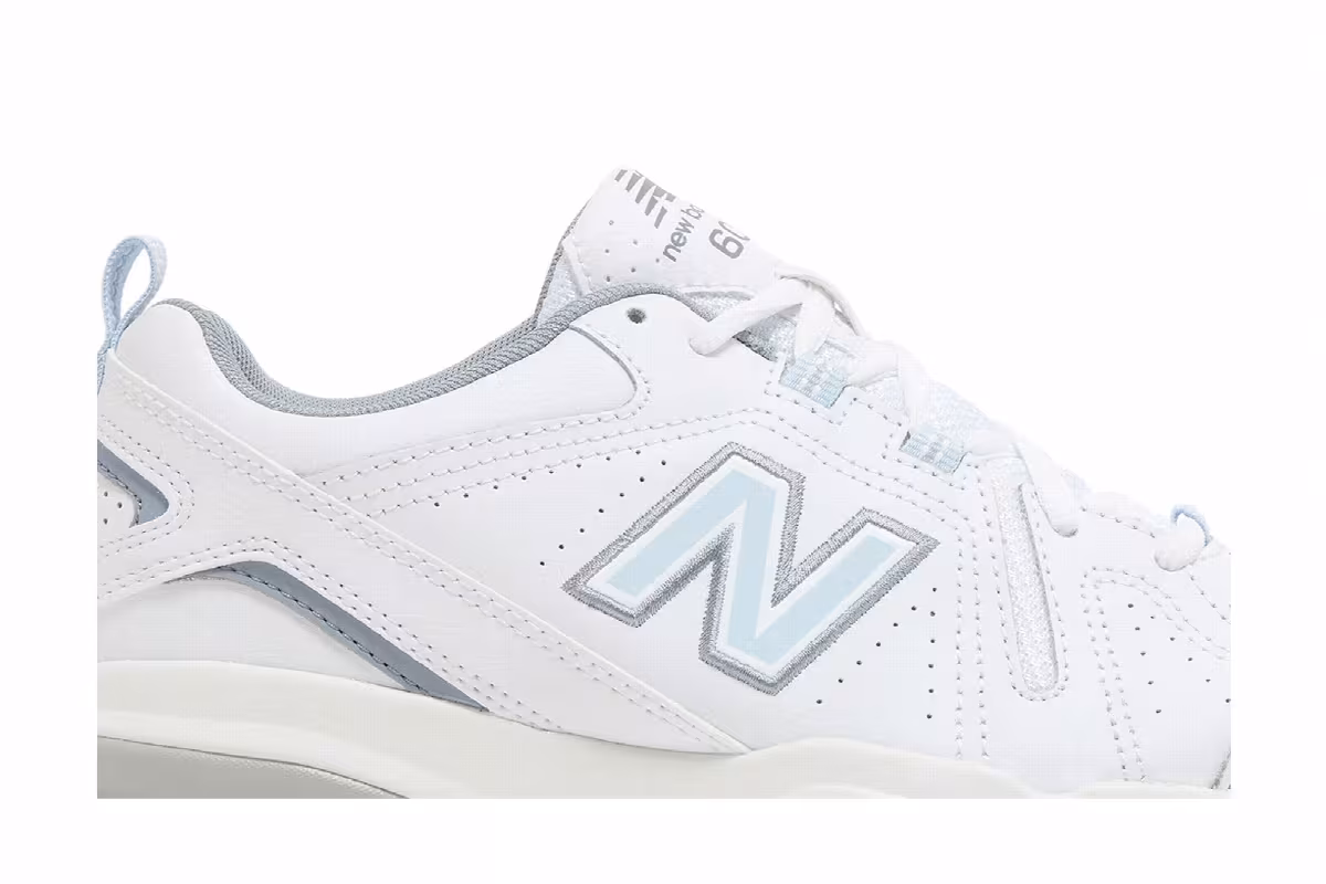 New Balance Women's 608v5 White Light Blue, view 3