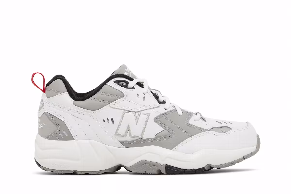 New Balance 608v1 White Grey, view 2