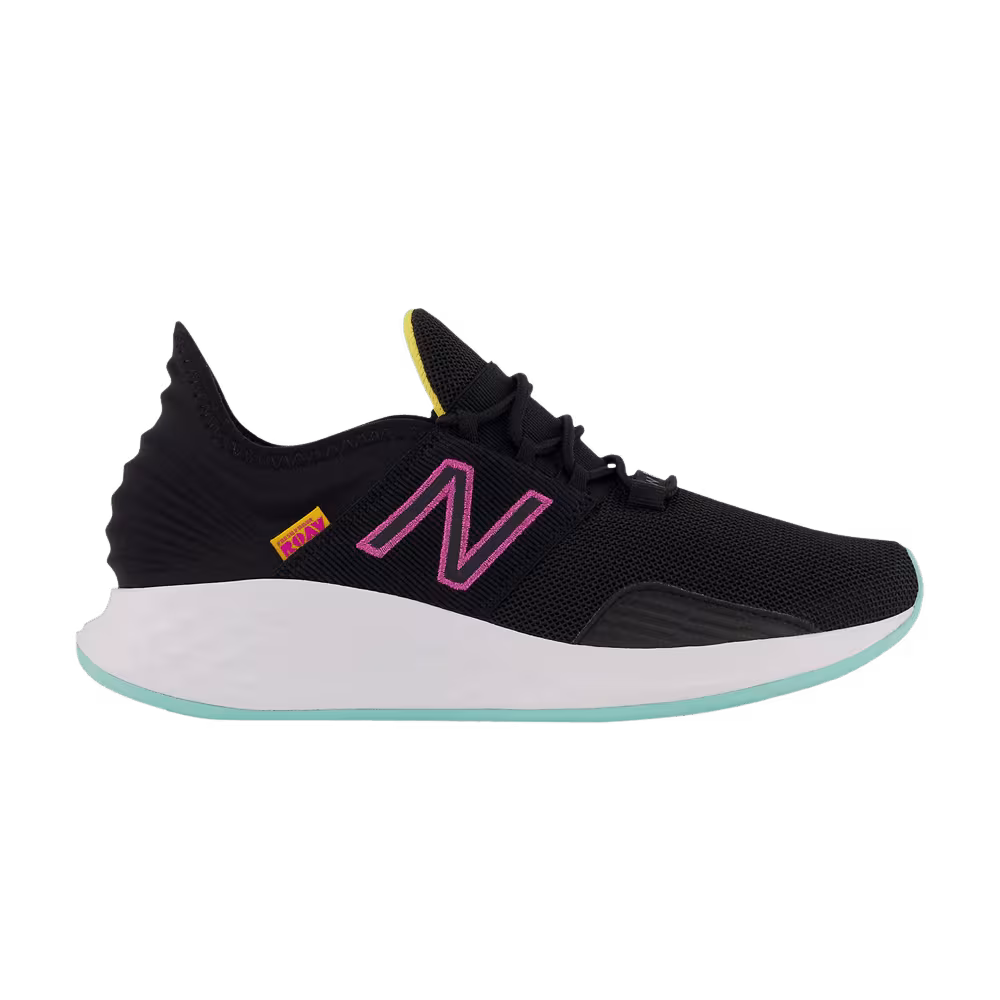 New Balance Women's Fresh Foam Roav Black Fuchsia