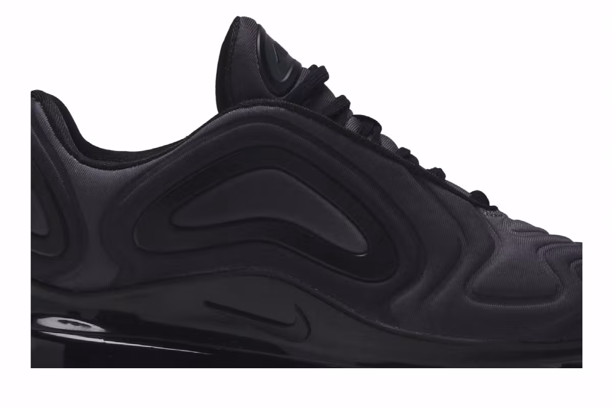 Nike Air Max 720 Black Jersey Mesh, view 3