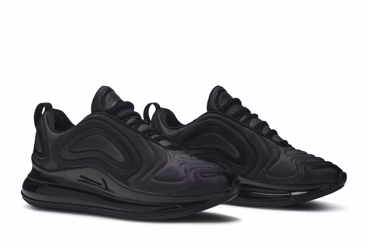 Nike Air Max 720 Black Jersey Mesh, view 9