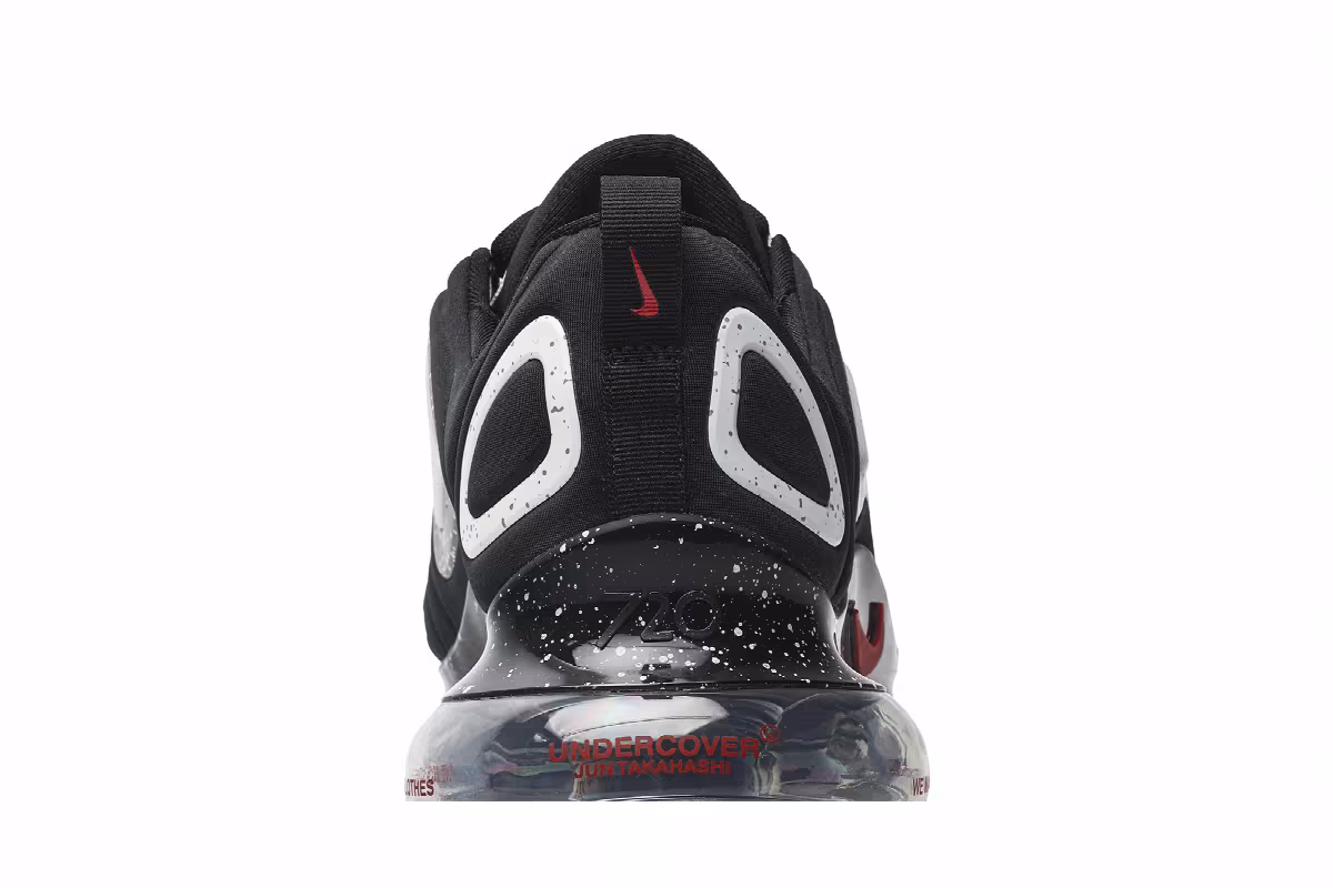 Undercover x Nike Air Max 720 Black, view 8