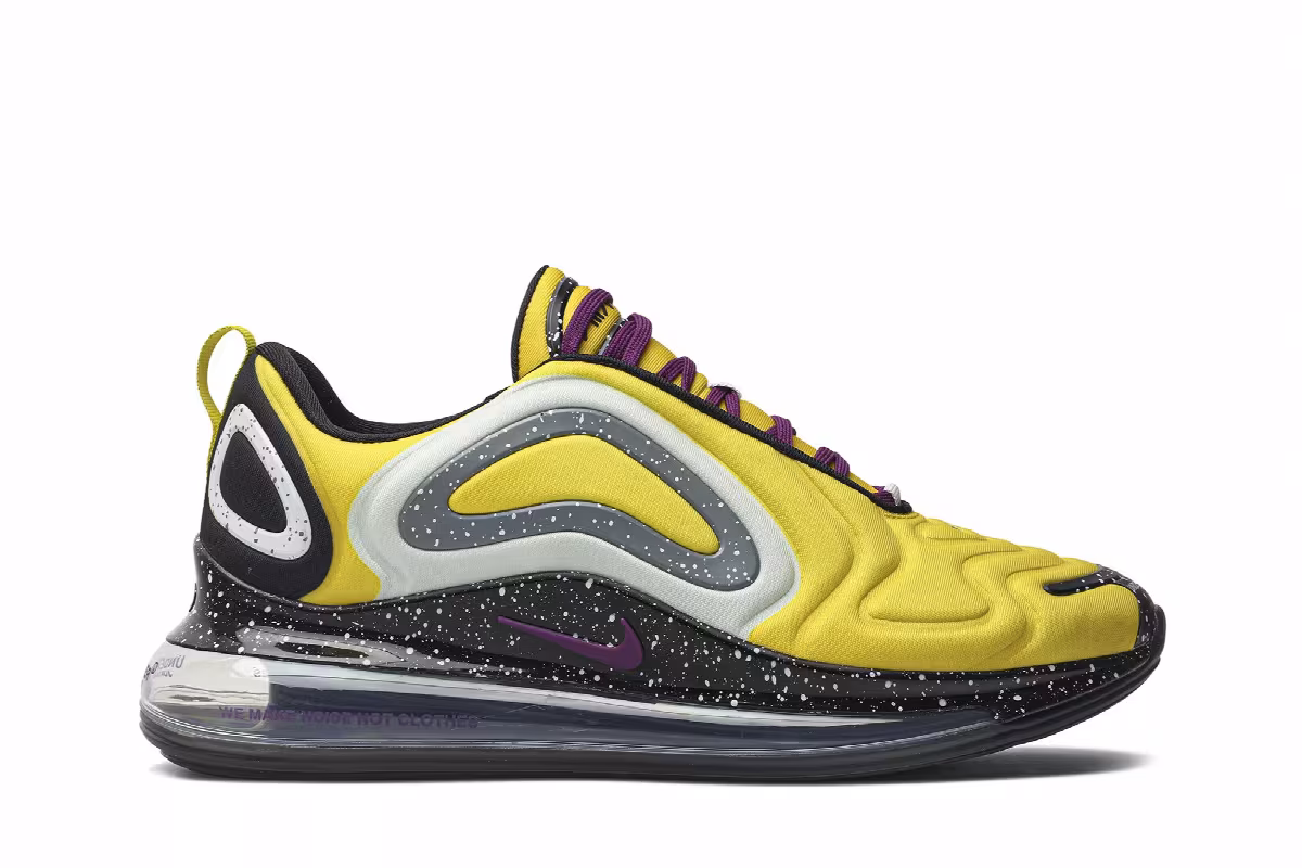 Undercover x Nike Air Max 720 Yellow, view 2