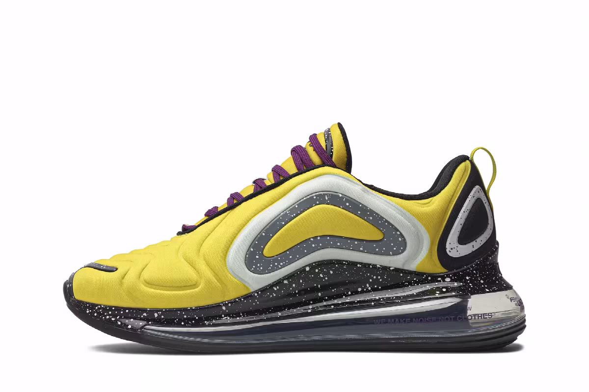 Undercover x Nike Air Max 720 Yellow, view 4