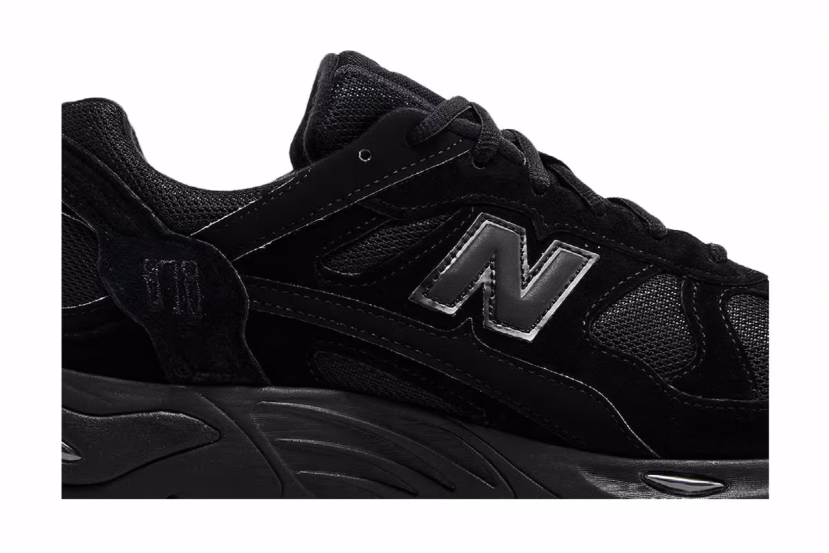 New Balance 878 Triple Black, view 3