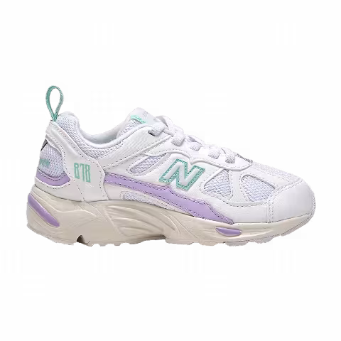 New Balance 878 Little Kid Wide 'White Violet'