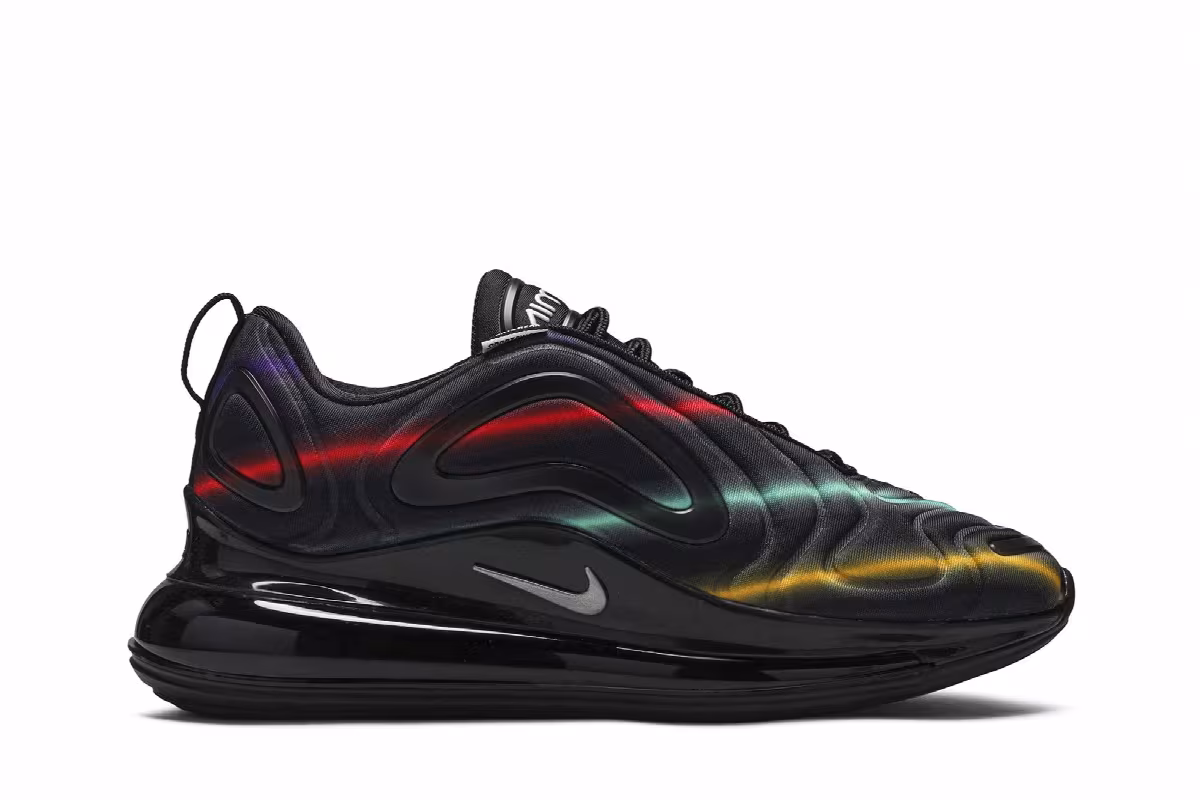 Nike Women's Air Max 720 Black Multi, view 2