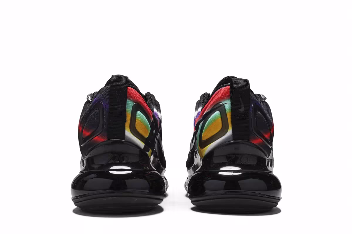 Nike Women's Air Max 720 Black Multi, view 7