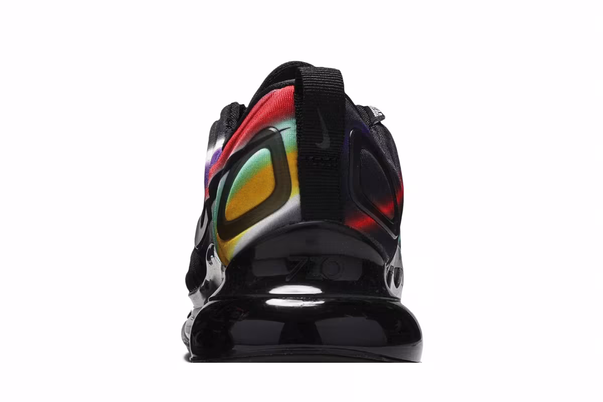 Nike Women's Air Max 720 Black Multi, view 8