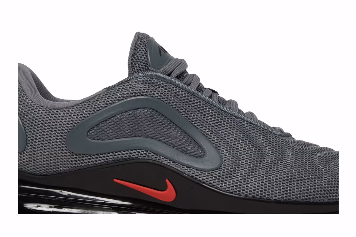Nike Air Max 720 GS Cool Grey Bright Crimson, view 3