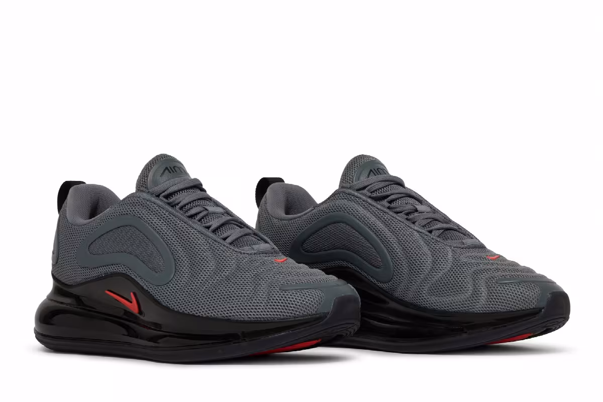 Nike Air Max 720 GS Cool Grey Bright Crimson, view 9