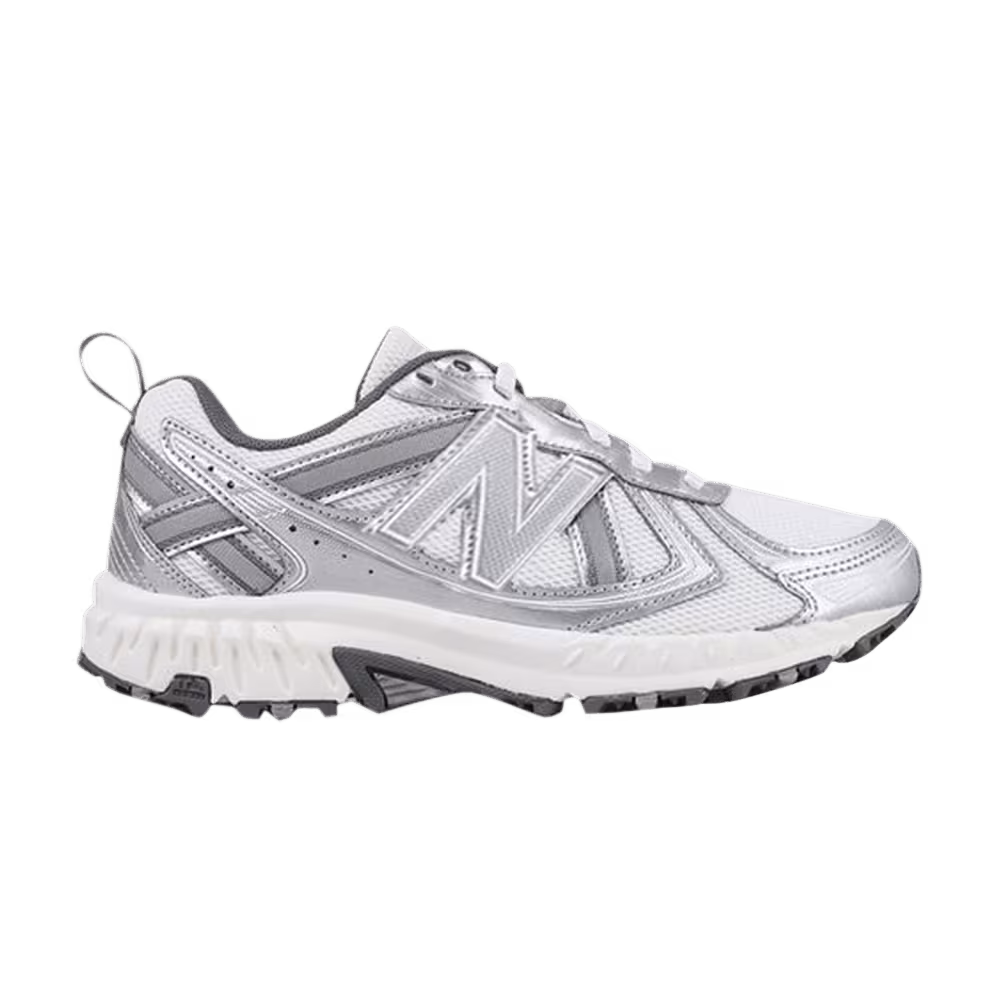 New Balance 410v5 2E Wide White Silver