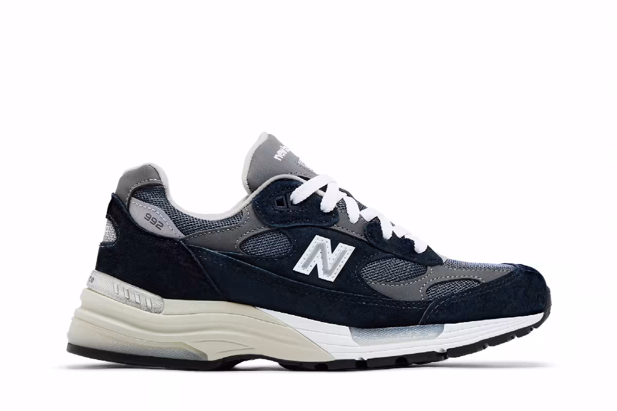 New Balance 992 Made in USA Navy, view 2