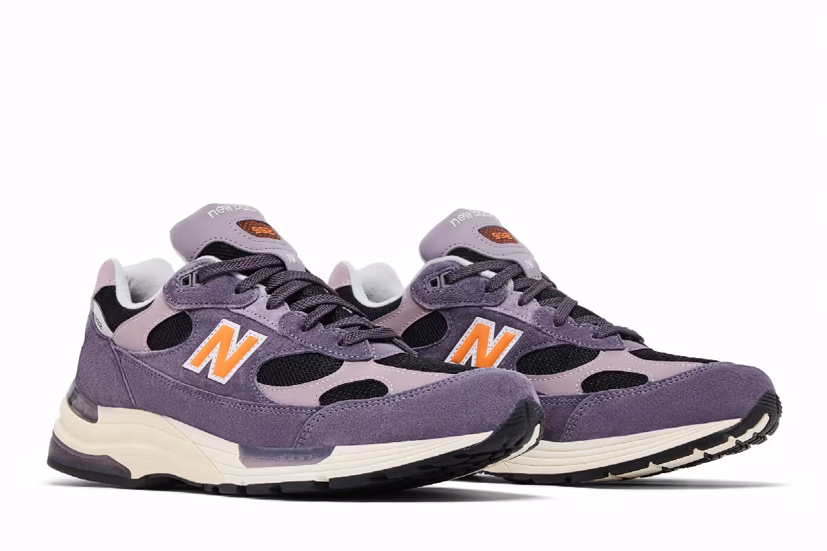 Teddy Santis x New Balance 992 Made in USA Dark Ice Wine, view 9