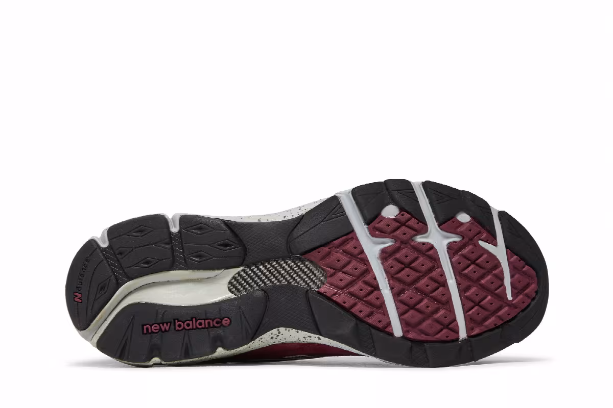 New Balance 990v3 Made In USA Burgundy, view 5