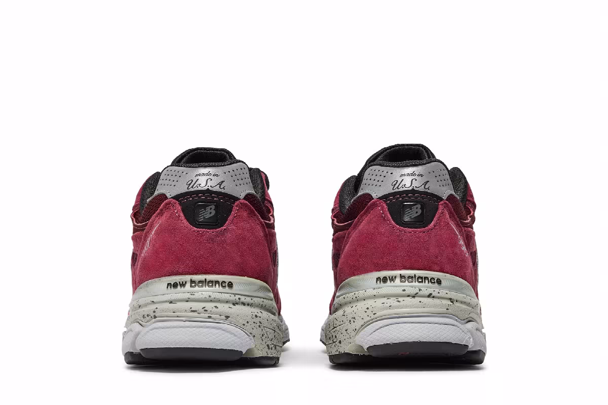 New Balance 990v3 Made In USA Burgundy, view 7