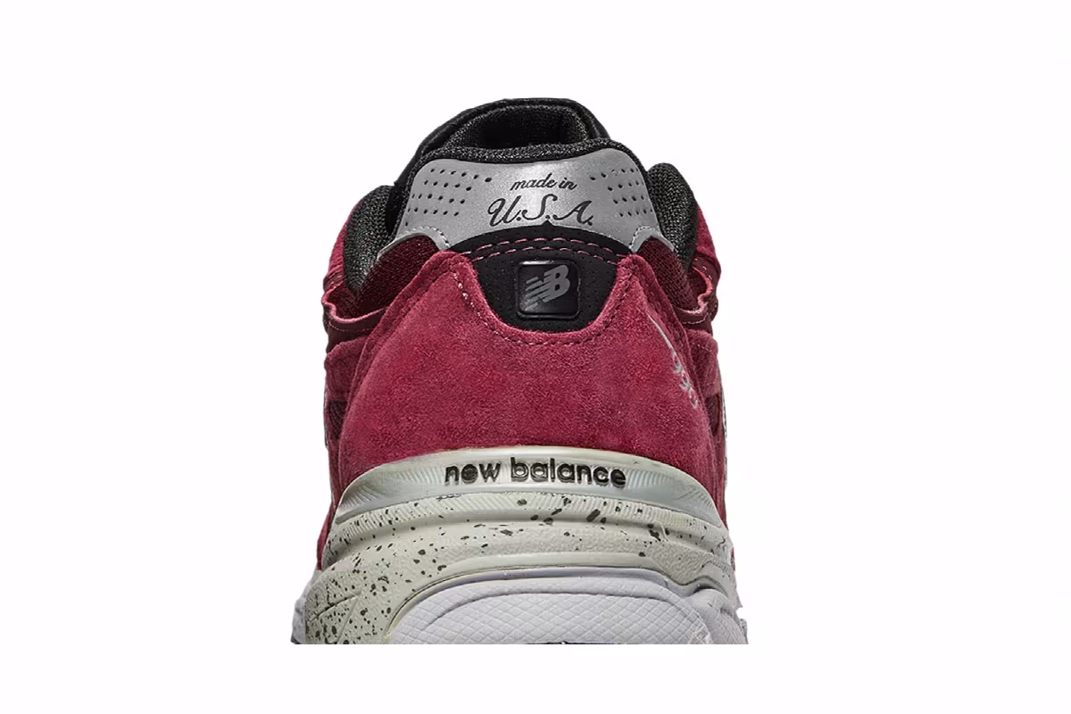 New Balance 990v3 Made In USA Burgundy, view 8
