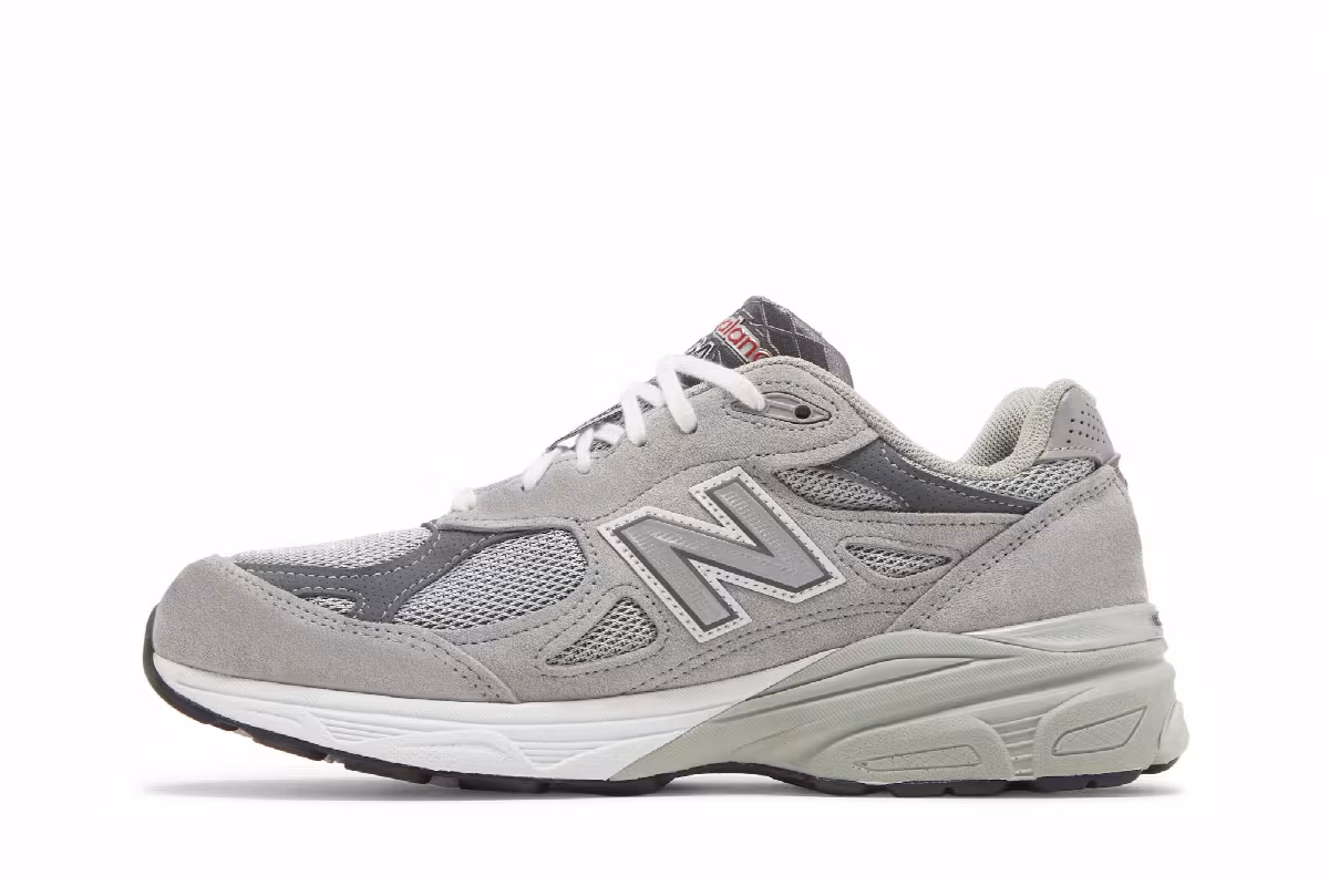 New Balance Women's 990v3 Made In USA Grey, view 4