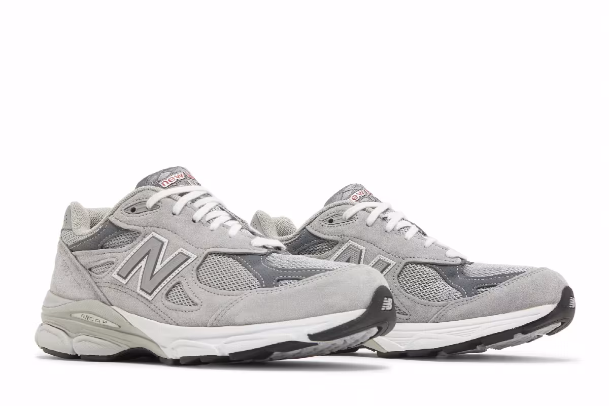 New Balance Women's 990v3 Made In USA Grey, view 9