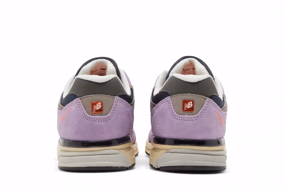 New Balance Teddy Santis x 990v3 Big Kid Raw Amethyst, view 7